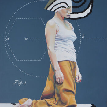 Figures (1) - Manuel Martinez - acrylic painting