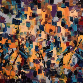Jazz á Cuba - Ebip Serafedino - oil painting