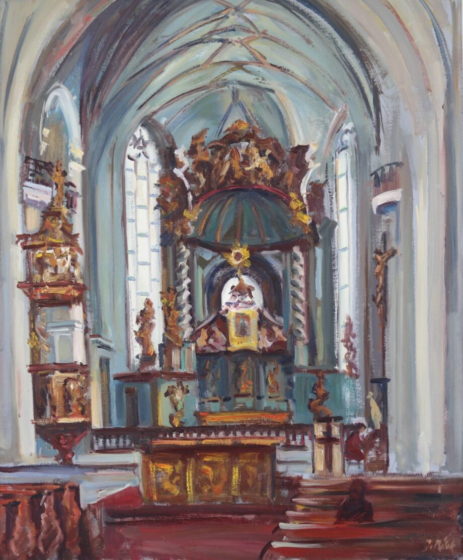 Kaple I. - Jindřich Bílek - oil painting