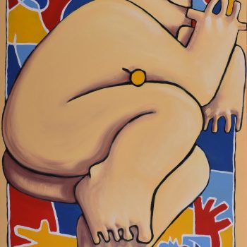 La petite anglaise - Manuel Martinez - acrylic painting