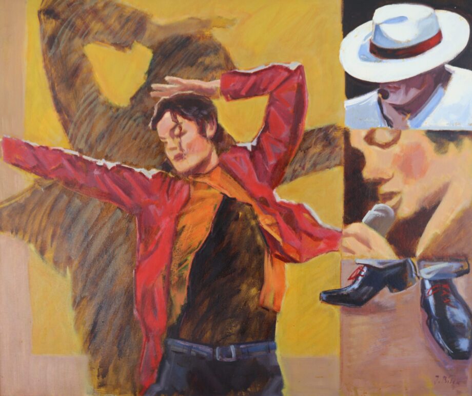 Michael Jackson - Jindřich Bílek - oil painting