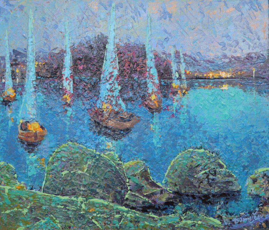 Na skalách - Vladimir Domničev - acrylic painting