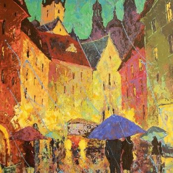 Praha – Staré město - Vladimir Domničev - acrylic painting