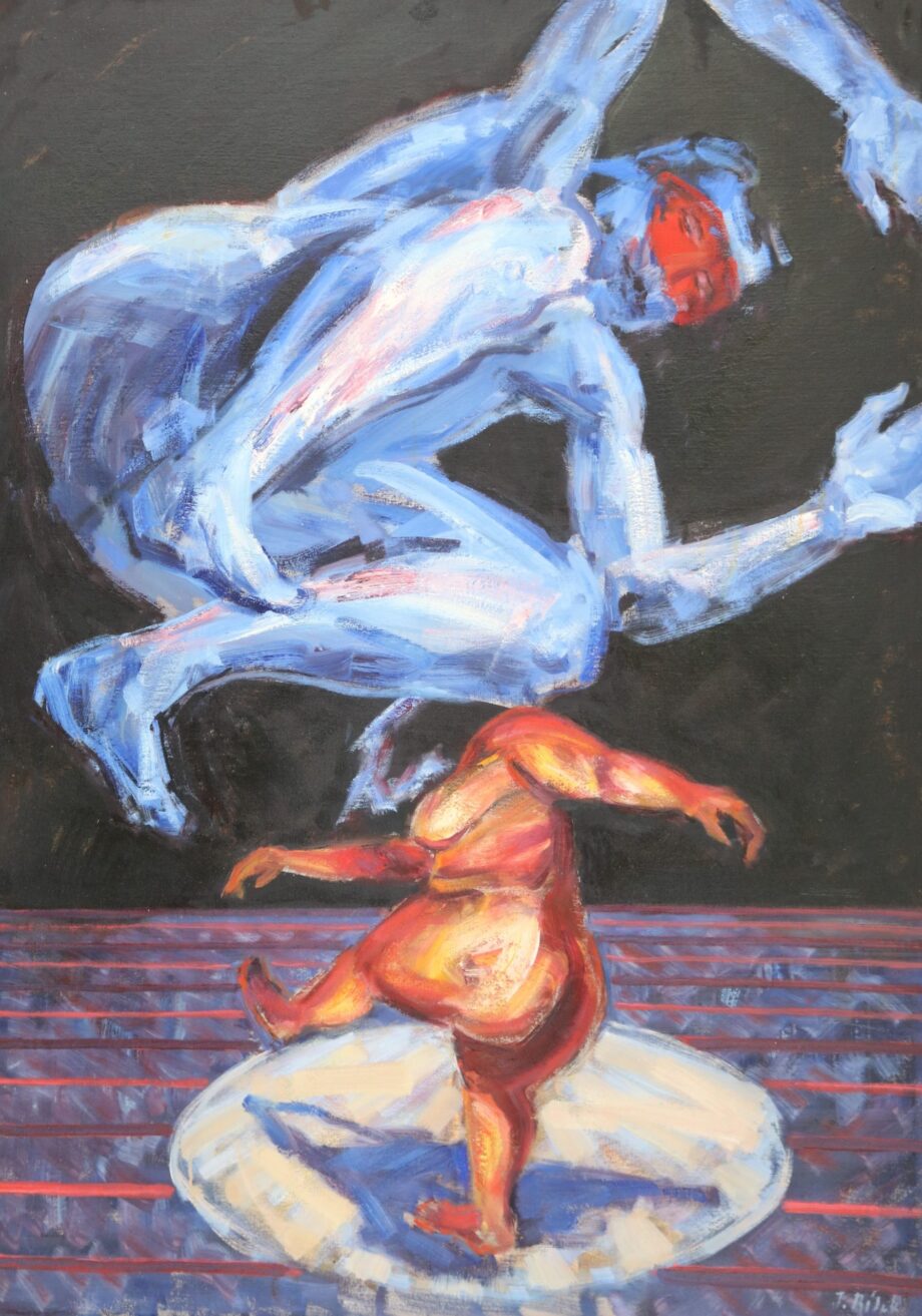 Tanec I., Tanz - Jindřich Bílek - oil painting