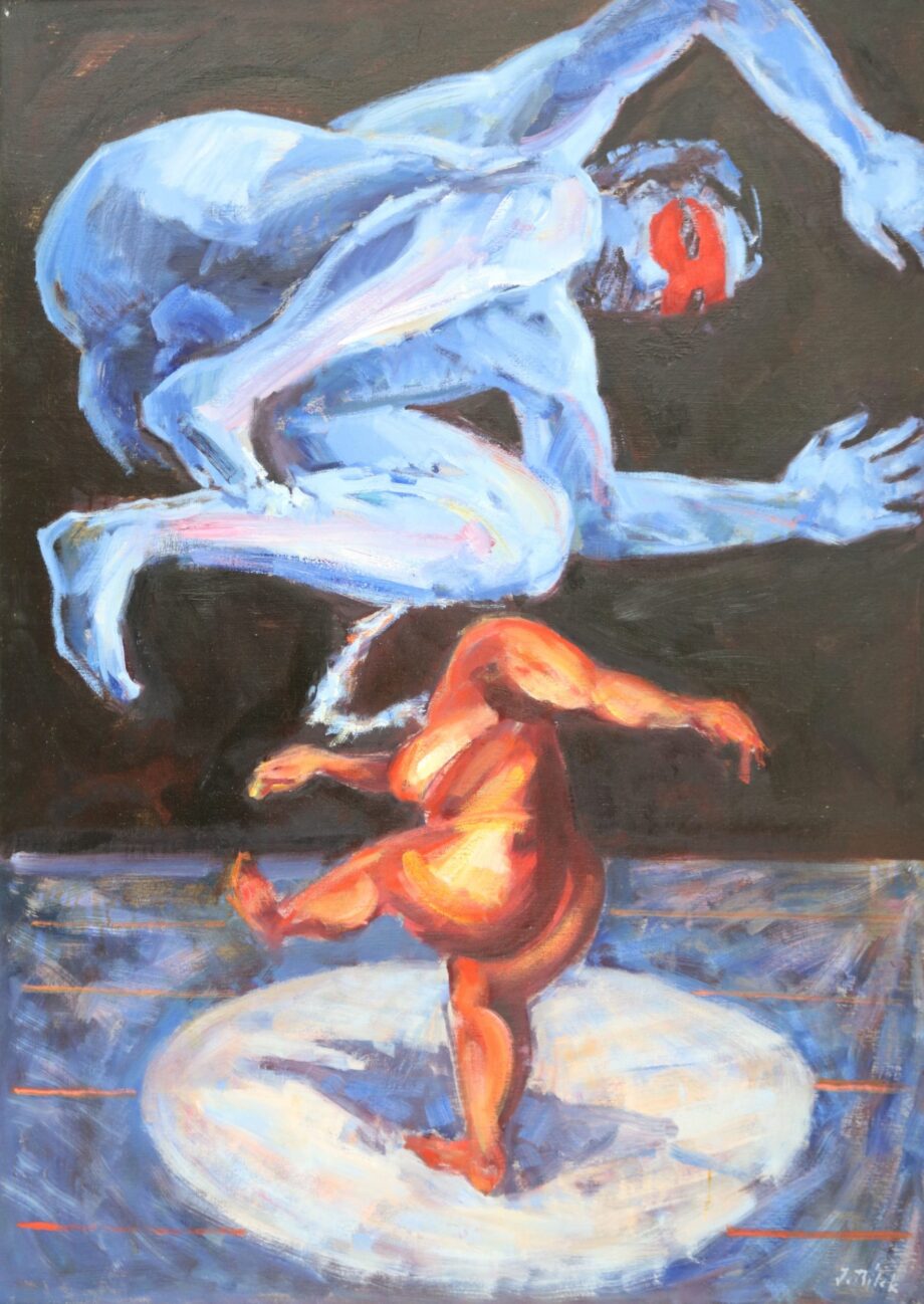 Tanec III. - Jindřich Bílek - oil painting