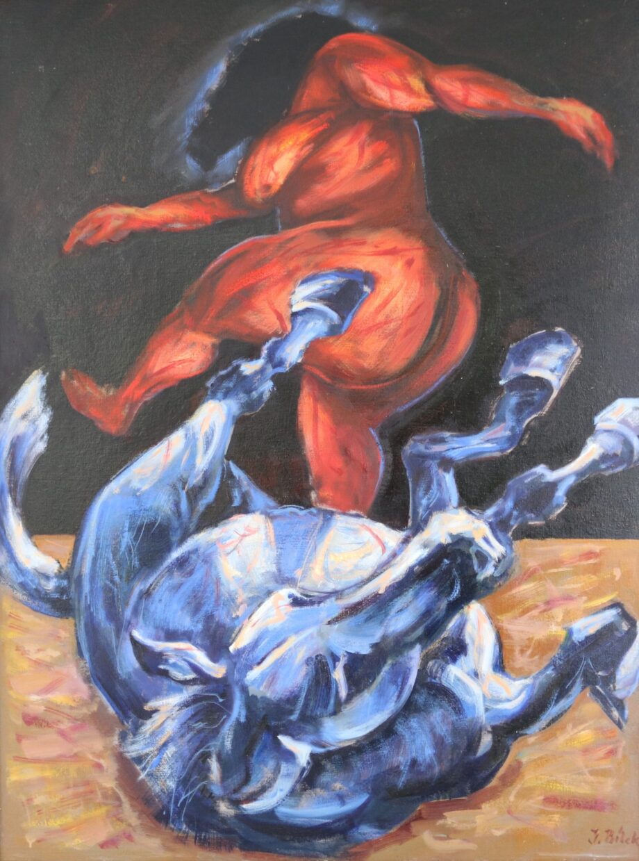 Tanec IV. - Jindřich Bílek - oil painting
