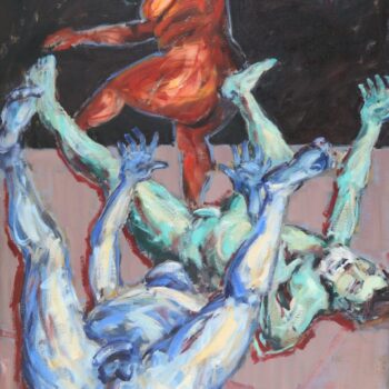 Tanec - Jindřich Bílek - oil painting