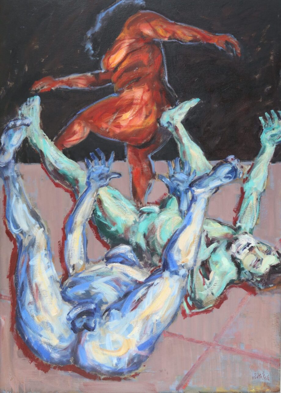 Tanec - Jindřich Bílek - oil painting