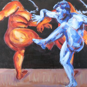 Tanec VII. - Jindřich Bílek - oil painting