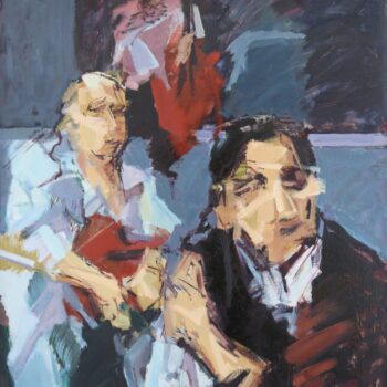 Trio I. - Jindřich Bílek - oil painting