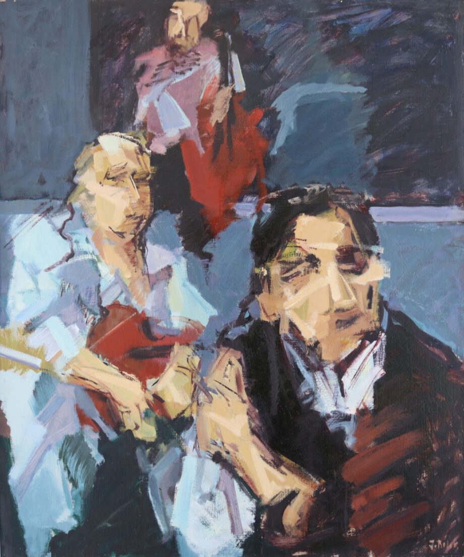 Trio I. - Jindřich Bílek - oil painting