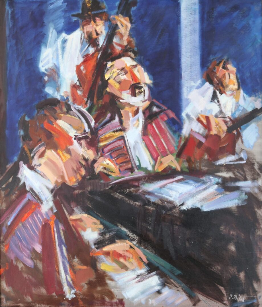 Z dílny jazzového pianisty III. - Jindřich Bílek - oil painting