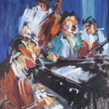 Z dílny jazzového pianisty IV. - Jindřich Bílek - oil painting