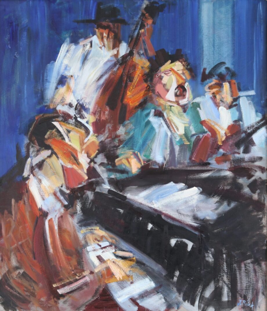 Z dílny jazzového pianisty IV. - Jindřich Bílek - oil painting