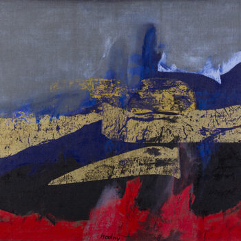 Kilavea - Ladislav Hodný - combined painting