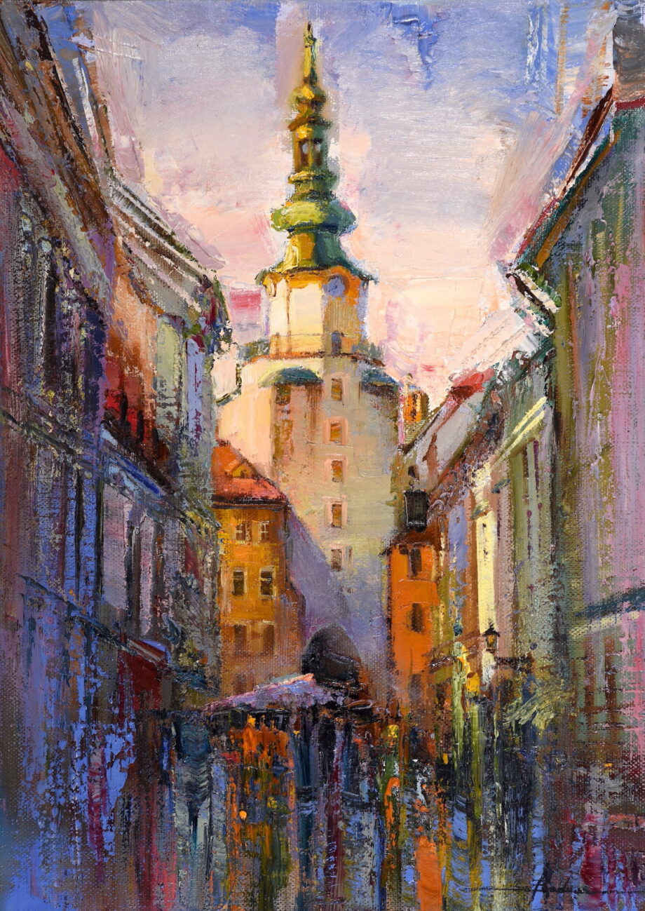 Bratislava 1. - Mykola Bodnar - oil painting