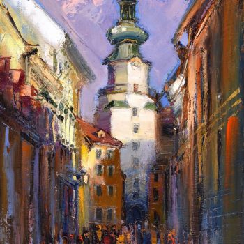 Bratislava - Mykola Bodnar - oil painting