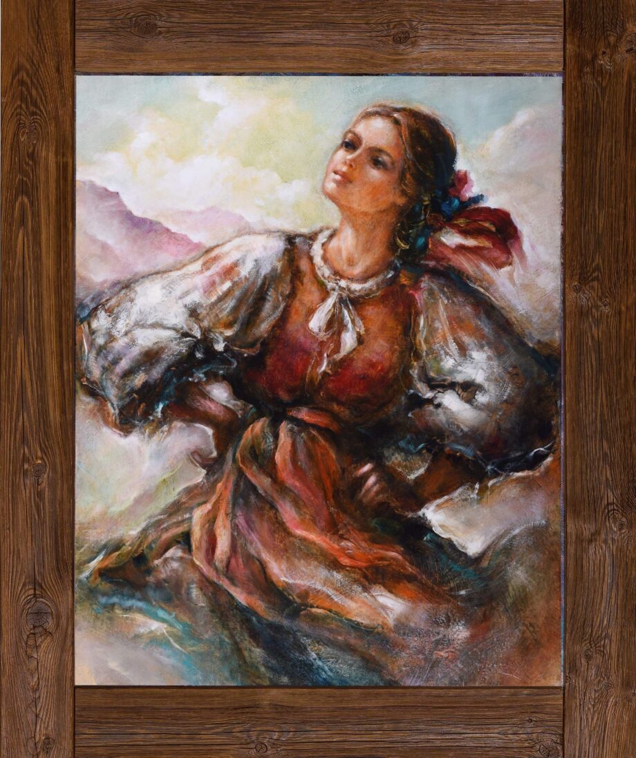 Čo je to za hora - Cyril Uhnák - oil painting