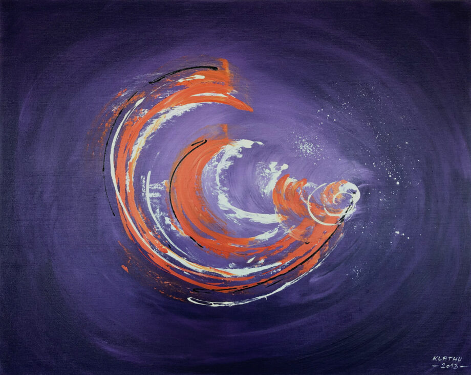 Die Wellen - Klaus Thurner - acrylic painting