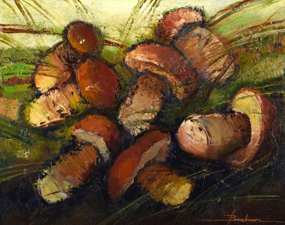 Hríby - Mykola Bodnar - oil painting
