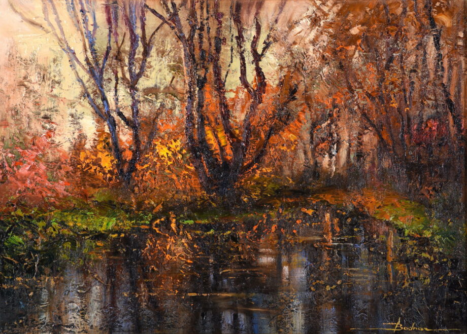 Malý Dunaj - Mykola Bodnar - oil painting