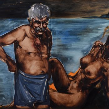 Môj otec - Zoltán Enzoe Nagy - oil painting