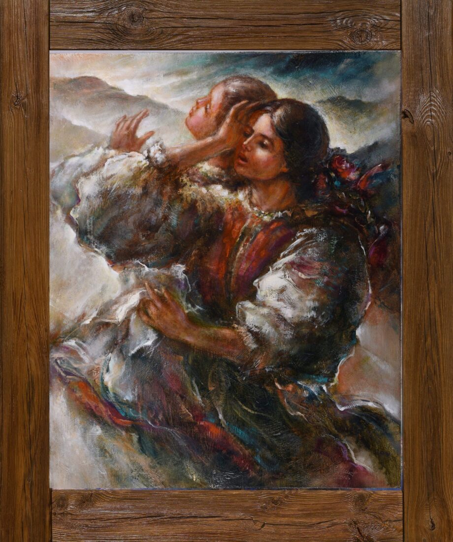 Ozvena - Cyril Uhnák - oil painting