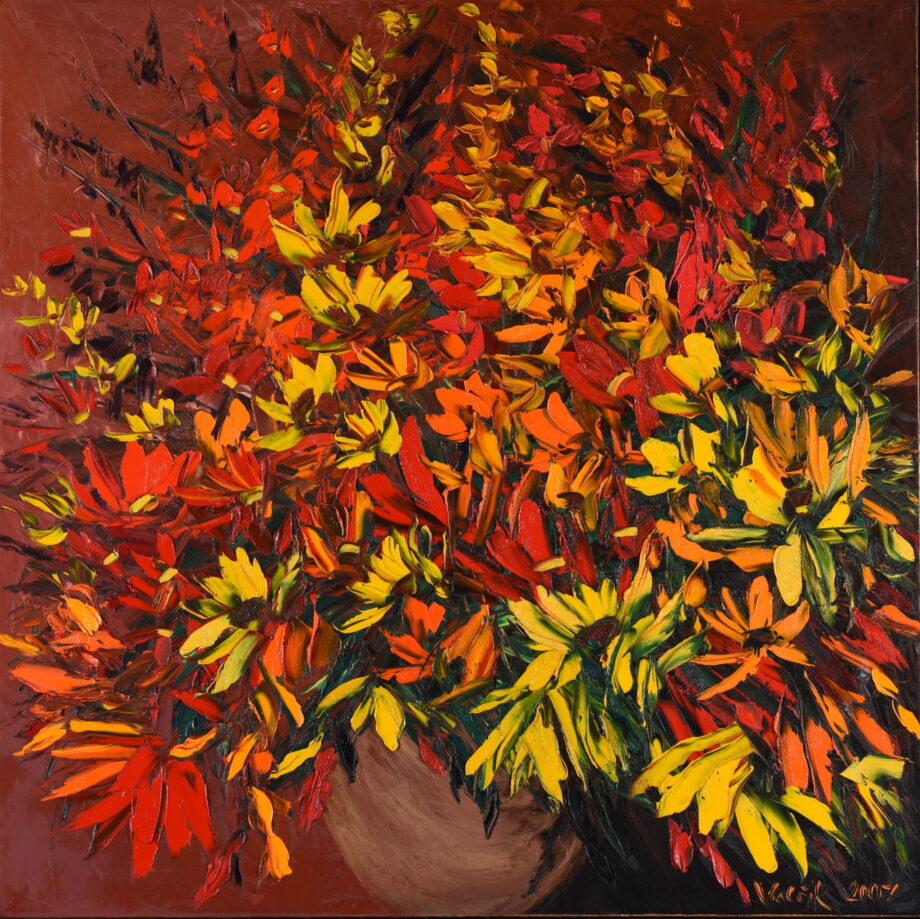 Podzimní kytice - Josef Valčík - acrylic painting
