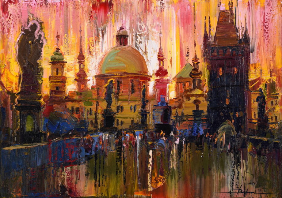 Praha 2. - Mykola Bodnar - oil painting