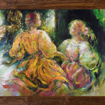 Svätojánska noc - Cyril Uhnák - oil painting