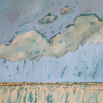 Swawolne chmury - Wit Pichurski - acrylic painting