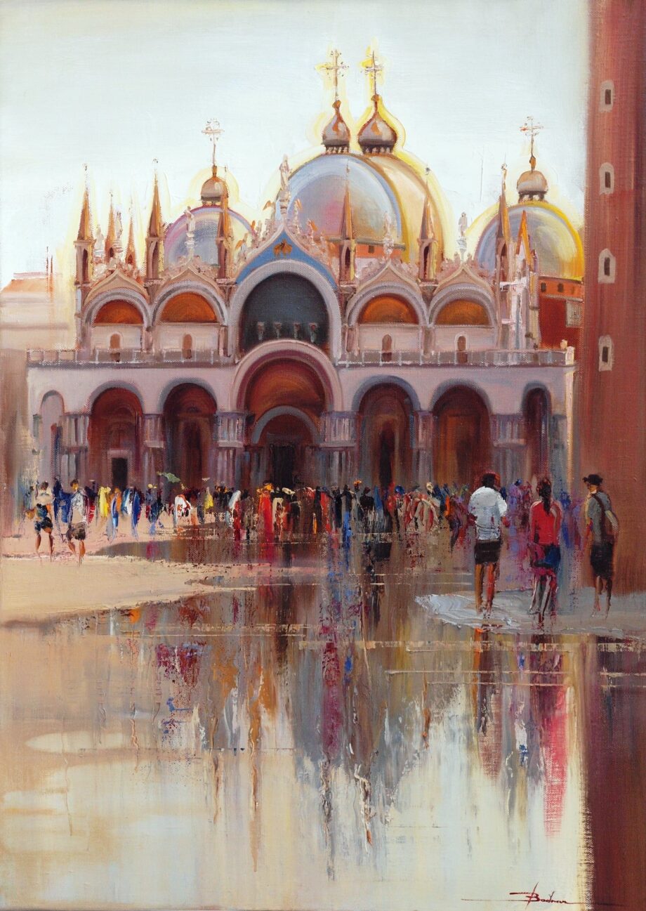 Basilika sv. Marca 3 - Mykola Bodnar - oil painting