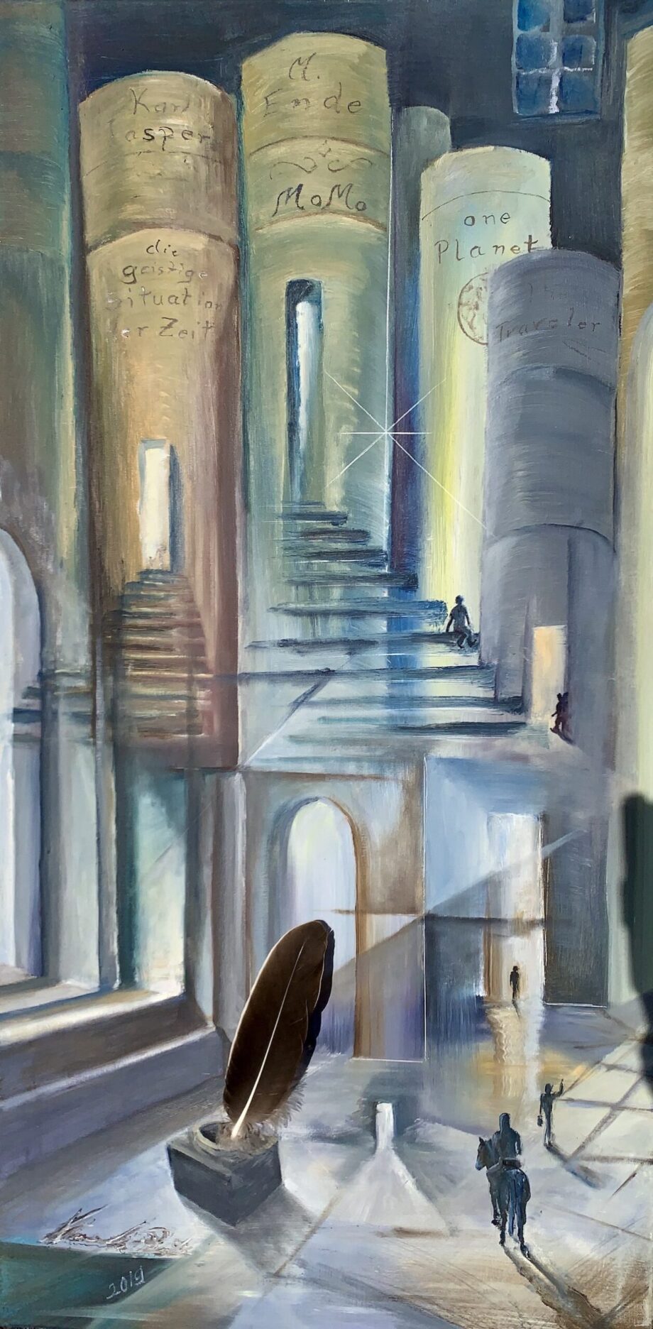Kathedrale des Geistes - Peter Klonowski - oil painting