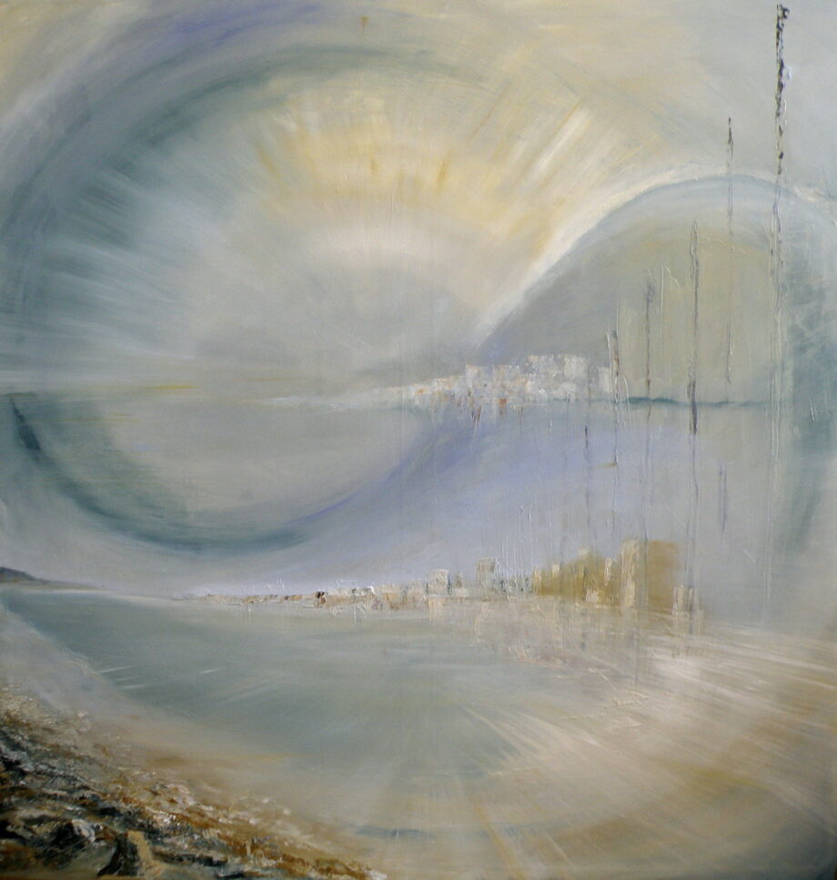 Neue Landschaft Energie - Peter Klonowski - oil painting
