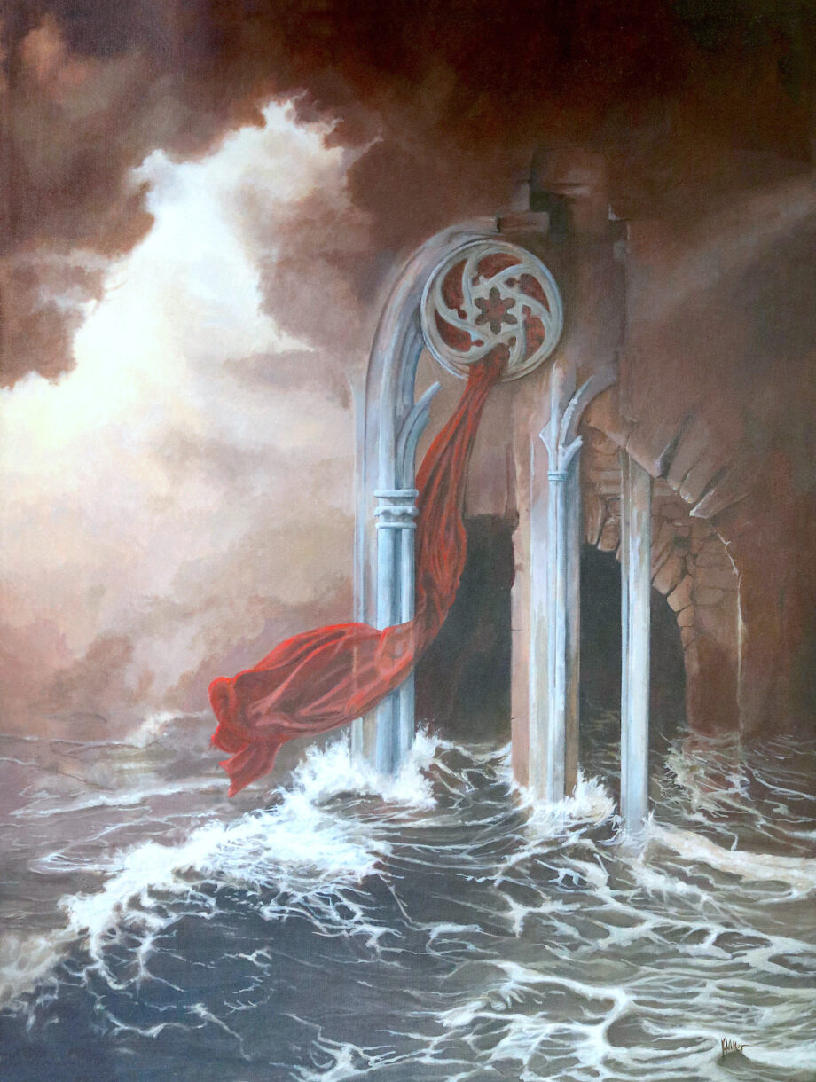 Gotický sen - Václav K. Killer - oil painting