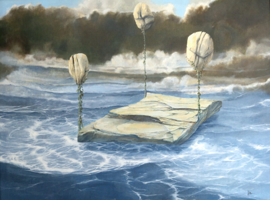 Kamenné lože - Václav K. Killer - oil painting