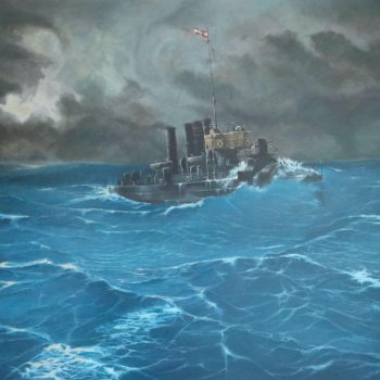 SMS Turul - Václav K. Killer - oil painting