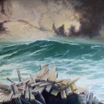 Wave - Václav K. Killer - oil painting